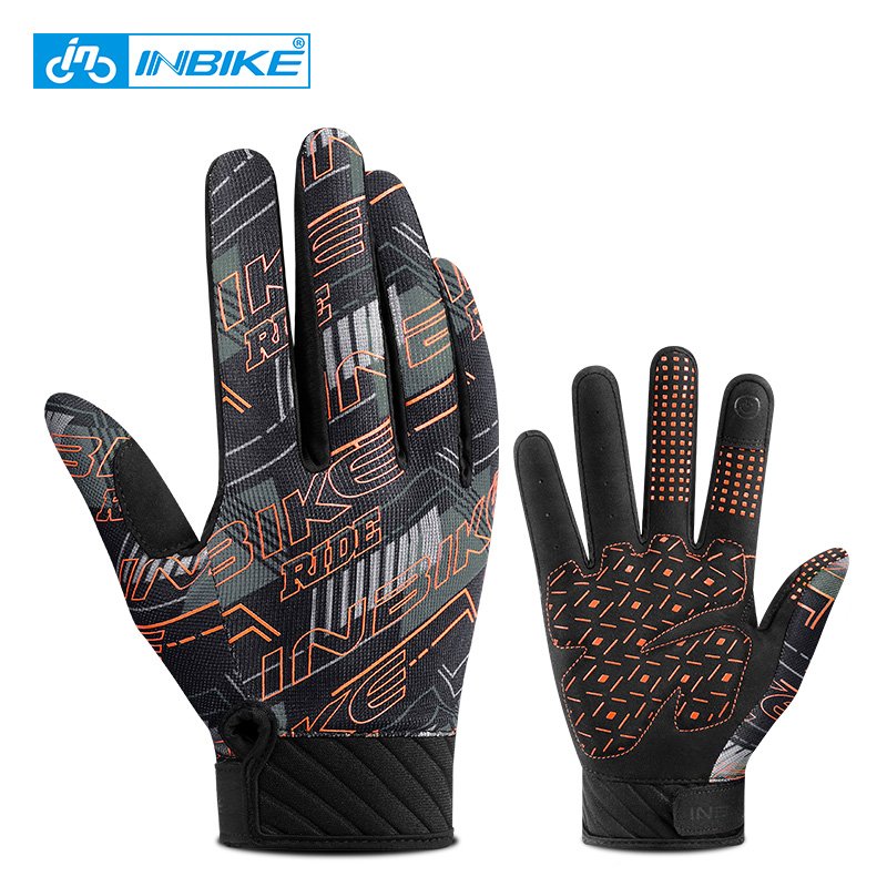 Mountain Biking Gloves Mens - INBIKE Cycling Gloves For Men Bicycle