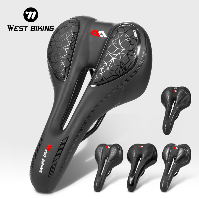 Mtb Saddle Lightweight - WEST BIKING Bike Saddle PU Waterproof
