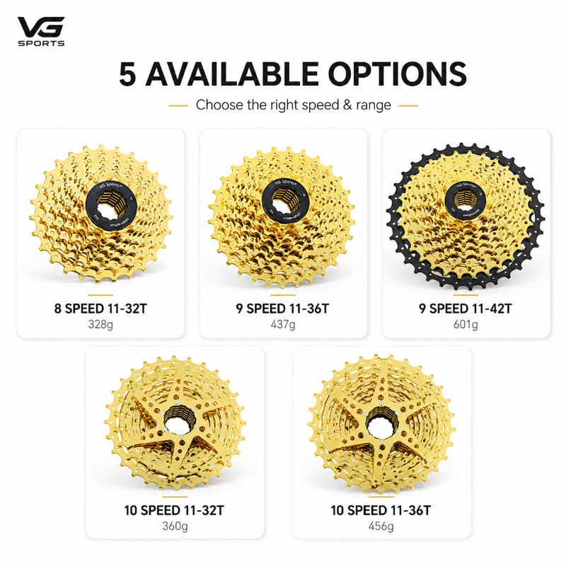 VG SPORTS Bicycle Cassette 8 9 - Cassette 11 Speed recension och pris