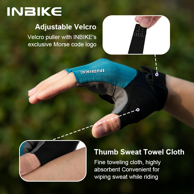 INBIKE Summer Bicycle Gloves H - Mountain Biking Gloves Mens recension och pris
