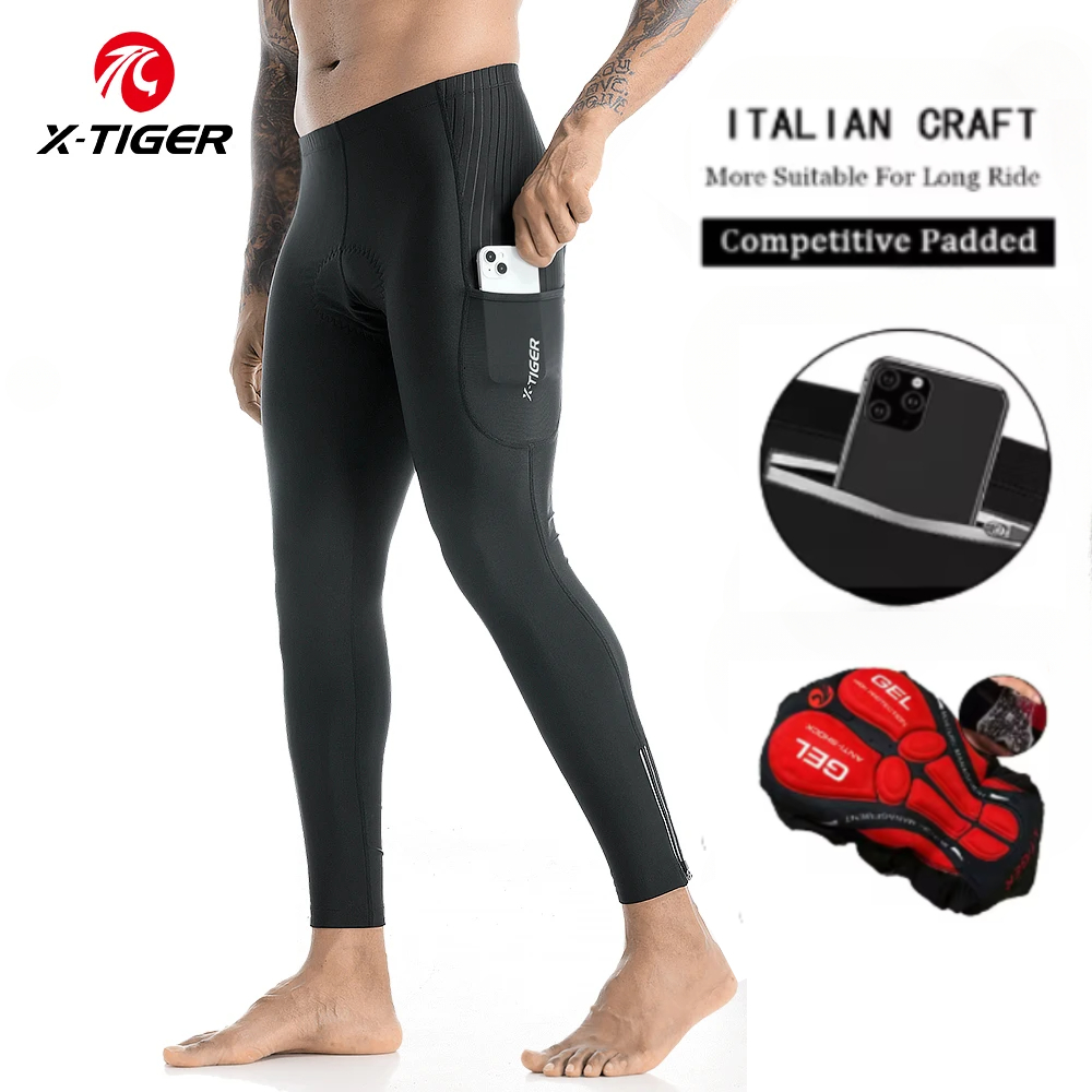 X-TIGER Men Cycling Long Pants - Mountain Biking Overalls recension och pris