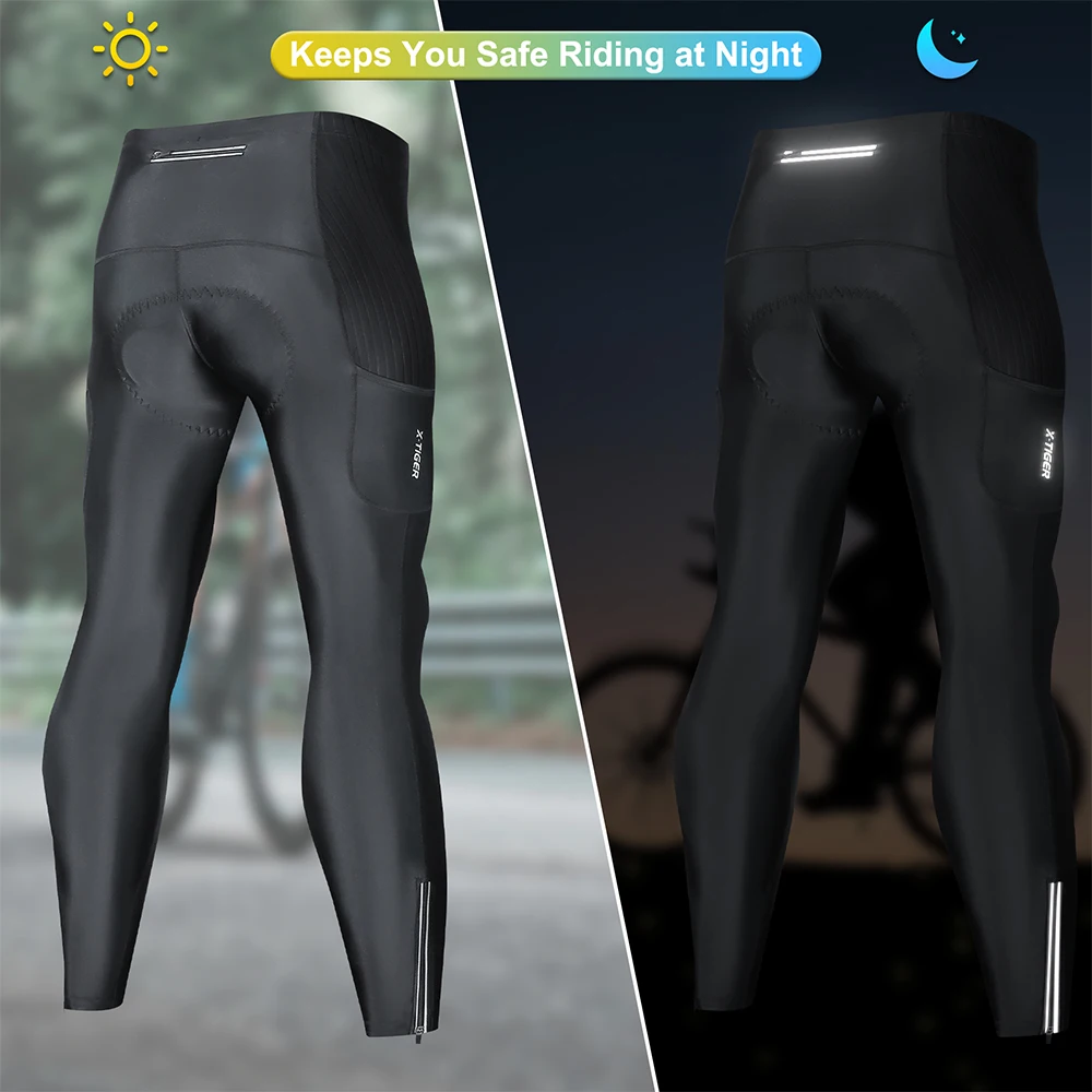 X-TIGER Men Cycling Long Pants - Mountain Biking Overalls recension och pris