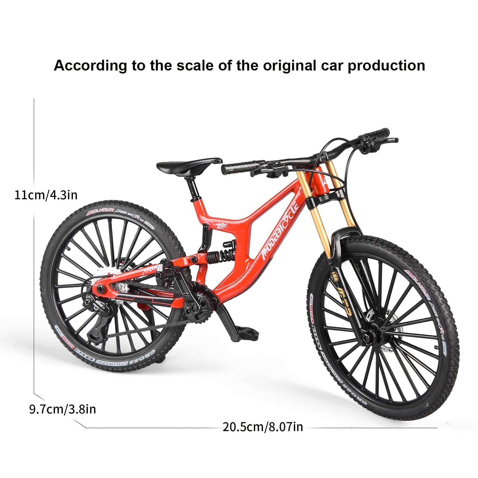 1:8 Scale Mini Alloy Finger Mo - Mountain Biking Usa recension och pris