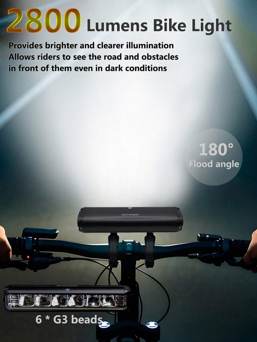 4000mAh Super Bright LED Bicyc - Mountain Biking Usa recension och pris