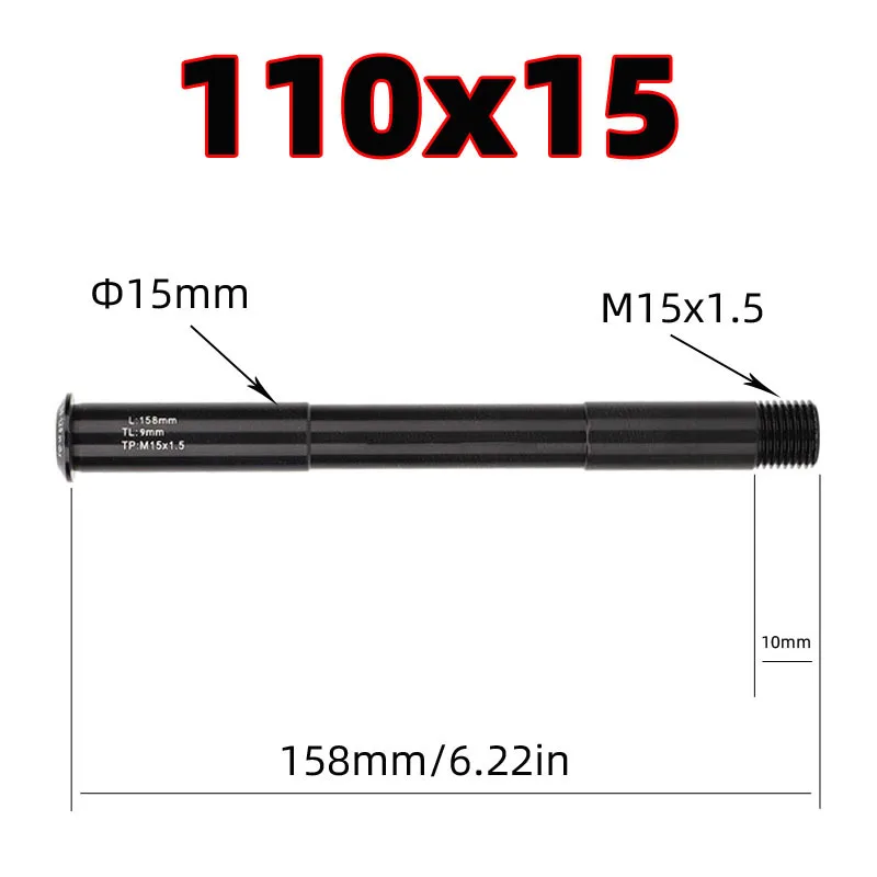 Mountain Bike Thru Axle 158mm  - Mtb Saddle Lightweight recension och pris