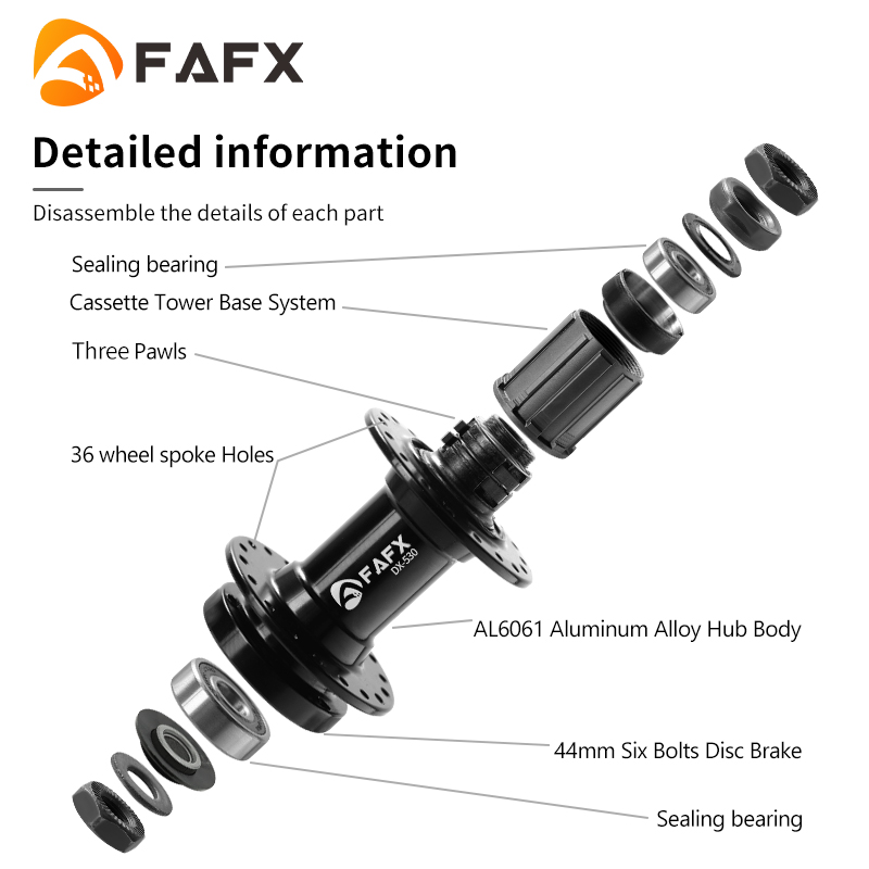 FAFX MTB Bike 32/36 Holes Seal - Cassette 11 Speed recension och pris