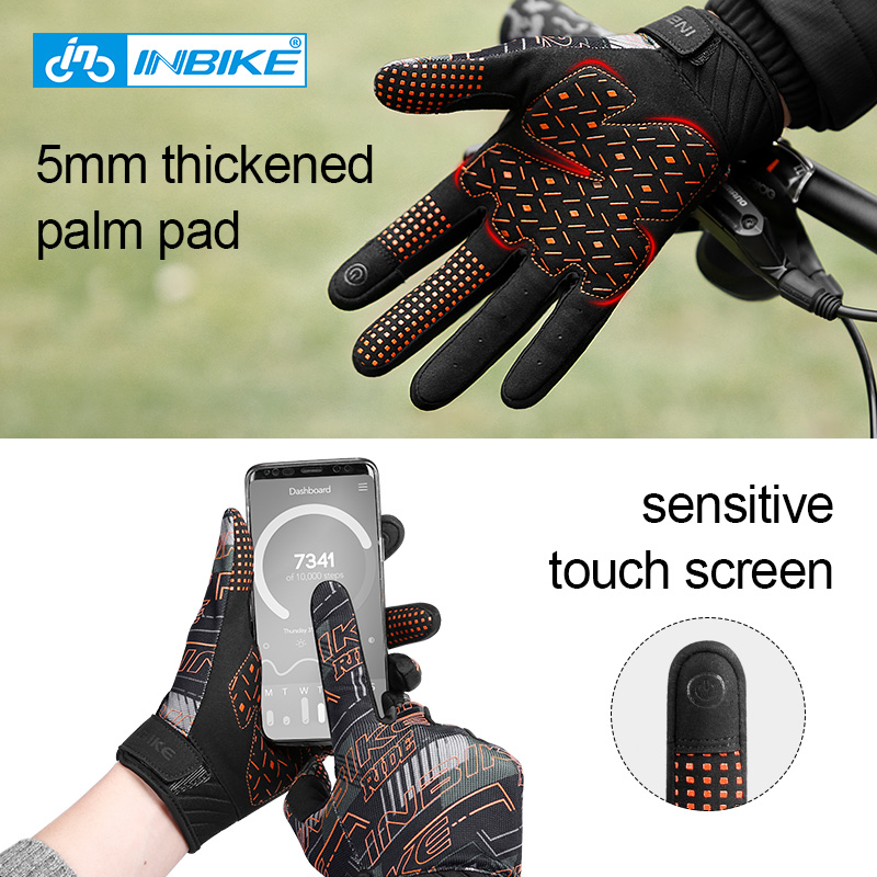 INBIKE Cycling Gloves For Men  - Mountain Biking Gloves Mens recension och pris