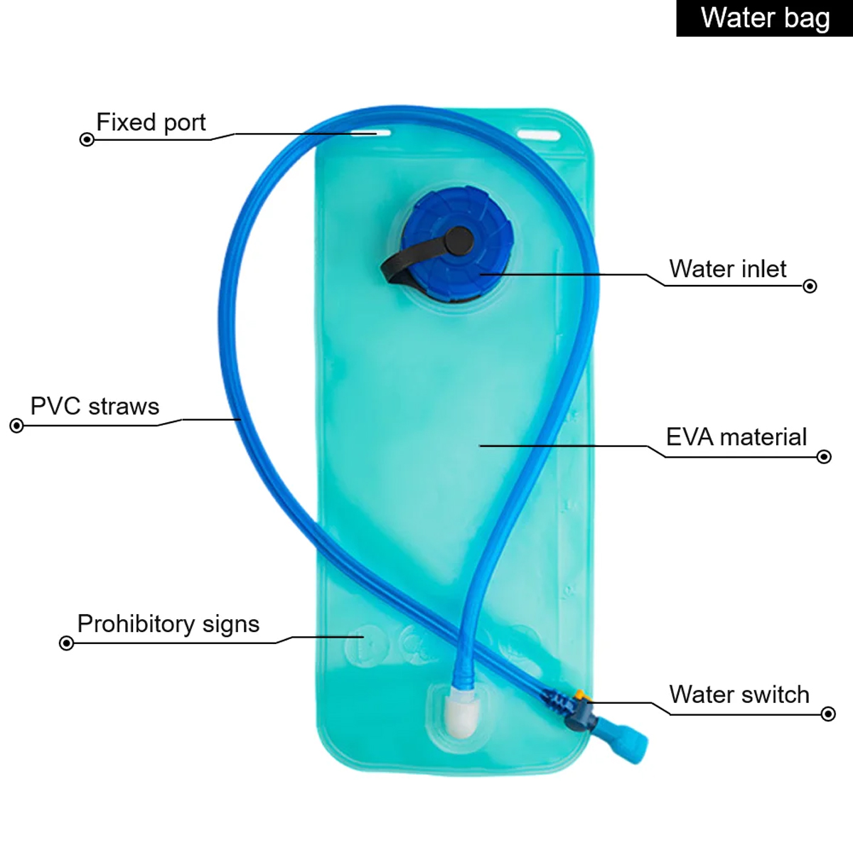 Motorcycle Cycling  Water Bag  - Mountain Biking Rucksack recension och pris