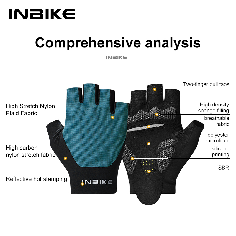 INBIKE Cycling Gloves Summer M - Mountain Biking Gloves Mens recension och pris