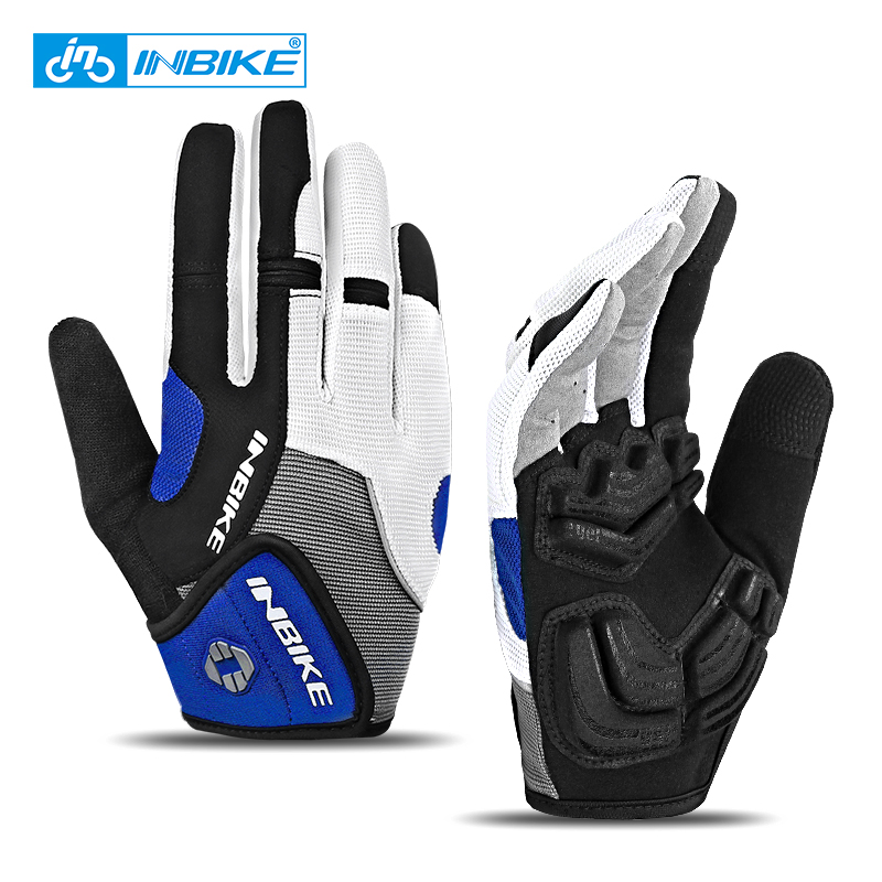 INBIKE Bicycle Gloves Gel Full - Mountain Biking Gloves Mens recension och pris