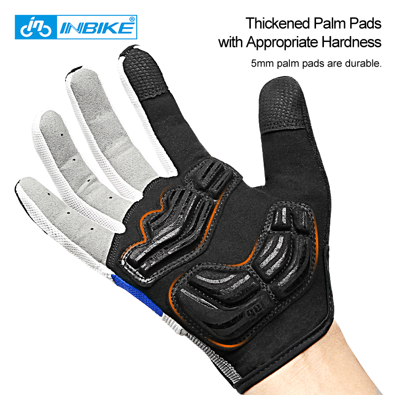 INBIKE Bicycle Gloves Gel Full - Mountain Biking Gloves Mens recension och pris