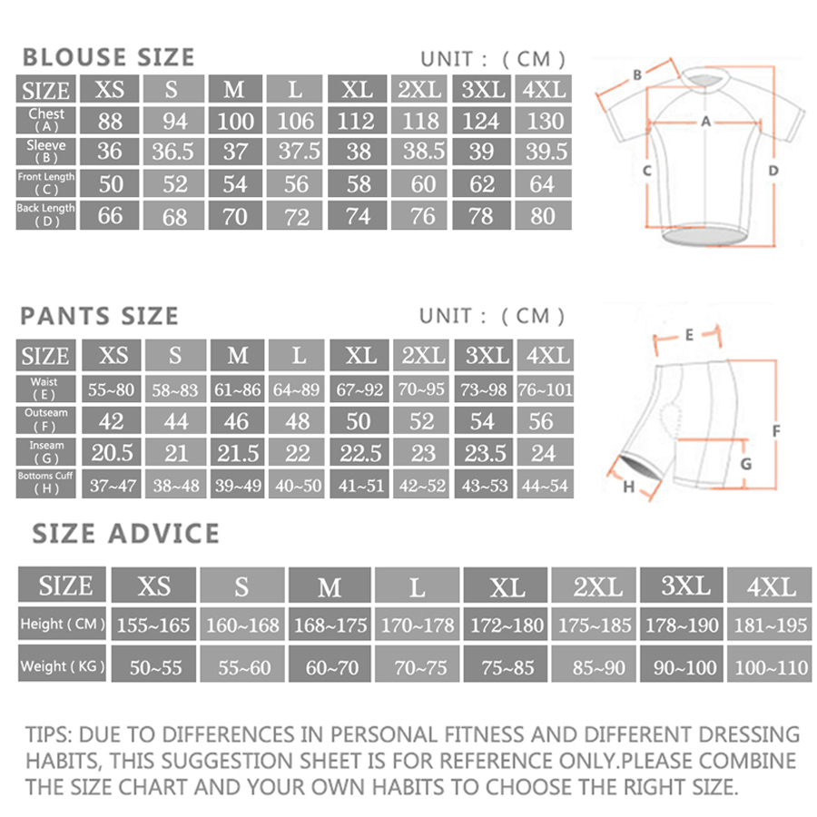 Rcn Rvouei Cycling Jersey Set  - Mountain Biking Pants recension och pris
