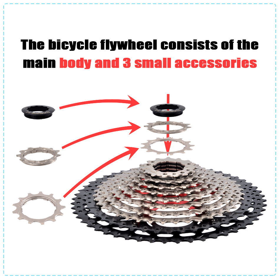 SUNSHINE Bicycle Cassette 8/9/ - Cassette 11 Speed recension och pris